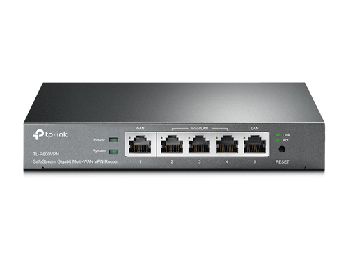 TP-Link TL-R600VPN проводной маршрутизатор Гигабитный Ethernet Черный