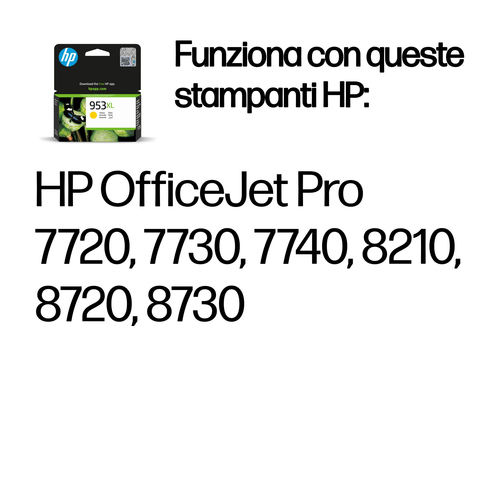 HP 953XL – Cartuccia giallo originale