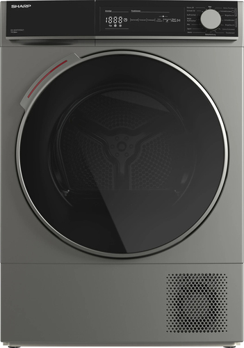 Sharp KD-NHH7S9GA21-DE сушилка для белья Отдельно стоящий Фронтальная загрузка 7 kg Серый