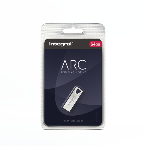 Integral 64GB USB2.0 DRIVE ARC METAL – image 7