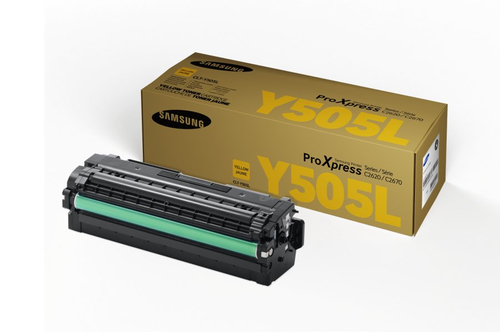 Original Samsung Clt-Y505L Yellow Toner Cartridge - image 3