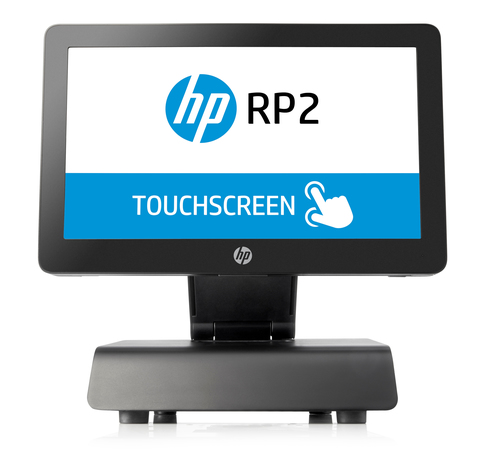 HP RP2 2000 J1900 2 GHz Kõik-ühes 35,6 cm (14) Puutetundlik ekraan Must