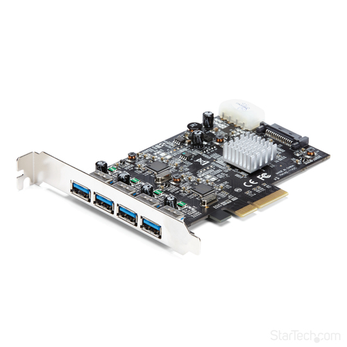StarTech.com 4 Port USB 3.1 PCI-e Card - 10Gbps - 4x USB w/ Two Dedicated Channels - PCI Express Expansion Card / Adapter – image 7