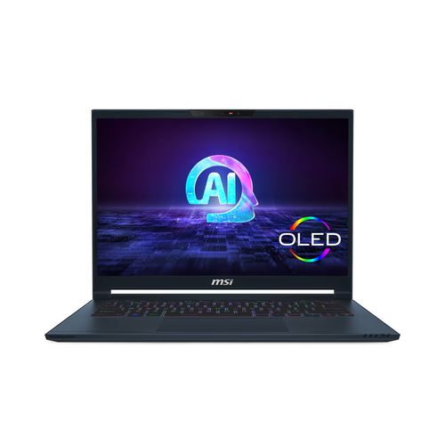 MSI Stealth 14 AI Studio A1VFG-014NL Intel Core Ultra 7 155H Ноутбук 35,6 cm (14") 2.8K 16 GB DDR5-SDRAM 1 TB Твердотельный накопитель (SSD) NVIDIA GeForce RTX 4060 Wi-Fi 7 (802.11be) Windows 11 Pro Синий