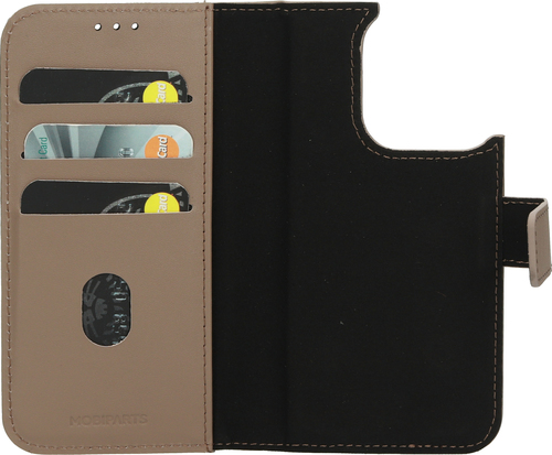 Mobiparts Leather 2 in 1 Wallet Case Apple iPhone 15 Pro Taupe - Smartphonehoesje, afbeelding 8