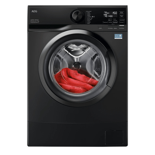 AEG L6SE74ABL стиральная машина Фронтальная загрузка 7 kg 1400 RPM Черный
