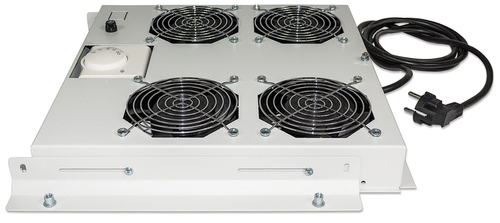Ventilatorunit, 4 ventilatoren, Dakmontage, Thermostaat, Grijs, afbeelding 3