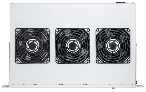Ventilatorunit, 3 ventilatoren, 19-Inch, 1HE, Grijs, afbeelding 7