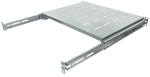 Uitschuifbaar Plateau, 19-Inch, 1HE, 600mm, 35Kg, Grijs, afbeelding 5