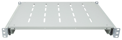 Uitschuifbaar Plateau, 19-Inch, 1HE, 600mm, 35Kg, Grijs, afbeelding 3