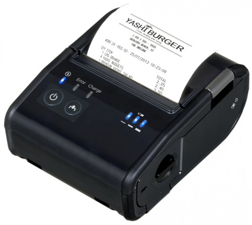 Epson Mobilink P80 - Impresora de recibos - línea térmica - Rollo 795 cm - 203 x 203 ppp - hasta 100 mm/segundo - USB 20 Bluetooth - negro - C31CD70551