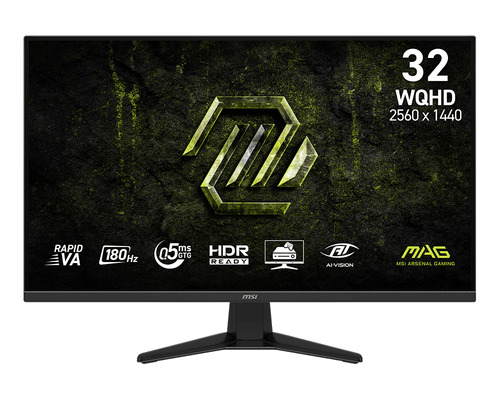 MSI MAG 325QFDE E18V монитор для ПК 80 cm (31.5") 2560 x 1440 пикселей Wide Quad HD LED Черный