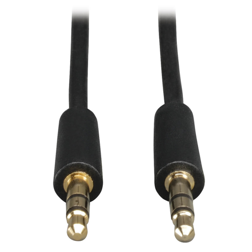 CABLE AUDIO ESTEREO MINI 35MM  PARA BOCINAS Y AUDIOFONOS M/M 47M - P312-015