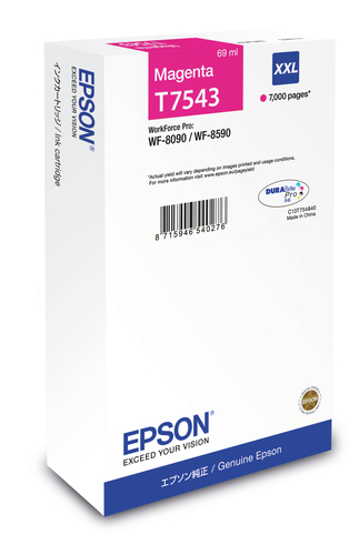 Epson T7543 Magenta Ink Cartridge 69ml - C13T754340