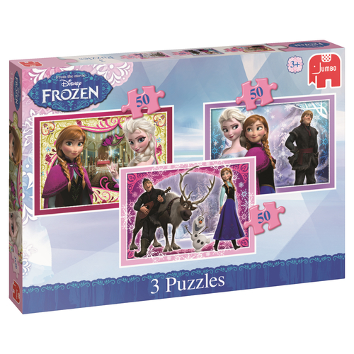 Disney Frozen Puzzle 3x50 pcs Pusle 50 tk Multifilmid