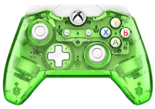 PDP Rock Candy Žalia, Balta Žaidimų pultelis Analoginis / skaitmeninis Xbox 360