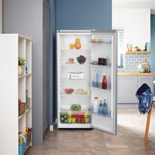 Beko LSG4545S Tall Fridge - Matte Silver, Silver/Grey - image 5