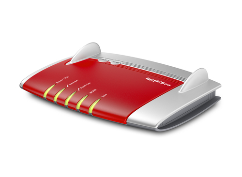 AVM FRITZ!Box 7369 International juhtmevaba ruuter Gigabit Ethernet Hall, Punane