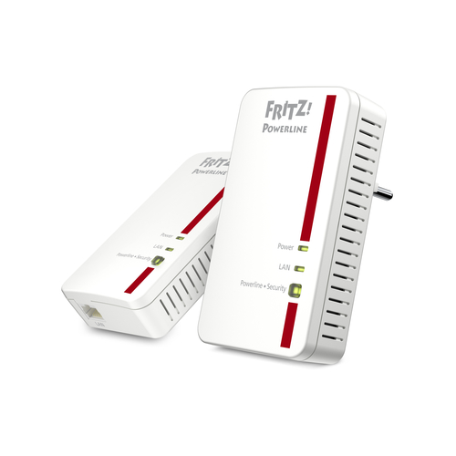 AVM FRITZ!Powerline 1000E Set International 1200 Mbit/s Ethernet LAN Valge 2 tk