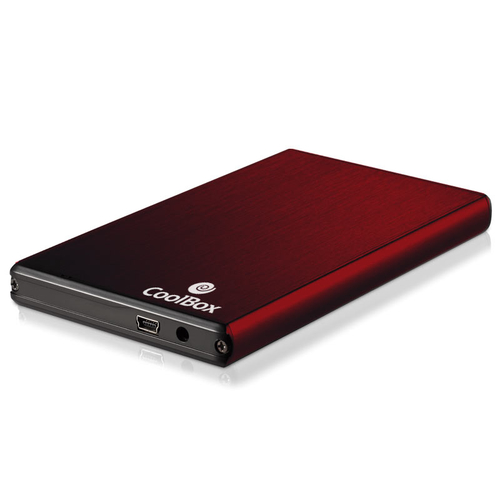 CoolBox Slimchase 2520 HDD/SSD korpuss Sarkans 2.5 USB barošana