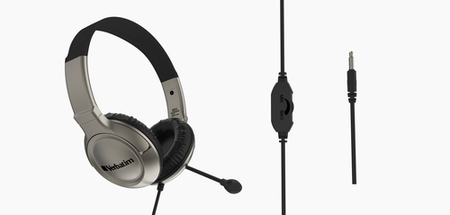 Verbatim 66783 headphones/headset Wired Handheld Gaming Graphite – image 2