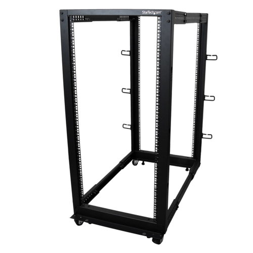 RACK MARCO ABIERTO PROFUNDIDAD  AJUSTABLE DE 4 COLUMNAS 25U  - 4POSTRACK25U