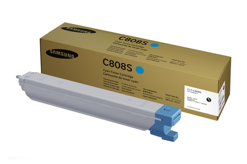 Original Samsung Clt-C808S Cyan Toner Cartridge - image 2