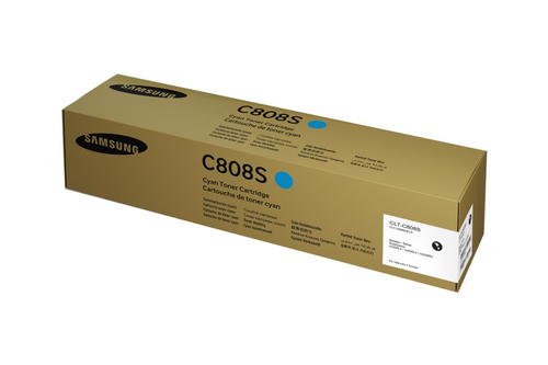 Original Samsung Clt-C808S Cyan Toner Cartridge - image 3