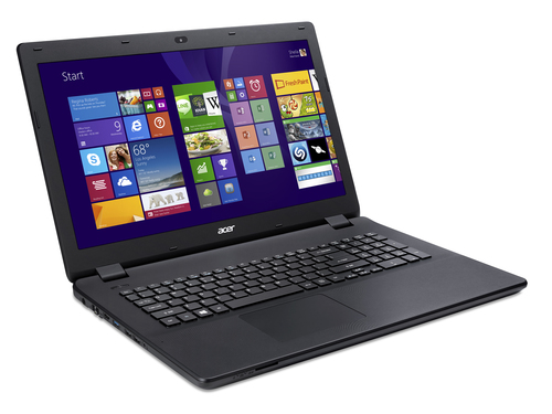 Acer Aspire ES1-711-P4JE, 17.3", Pentium N3540, 500 GB HDD