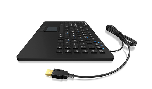 keyboard Keysonic KSK-5230IN (CH) IP68 Touchpad + muis Silicon retail, afbeelding 2
