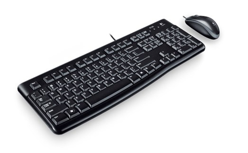 Specs Logitech MK120 keyboard USB Arabic Black Keyboards (920-002546)