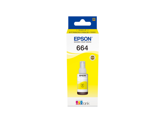 Epson 664 Yellow Ink Cartridge 70ml - C13T664440