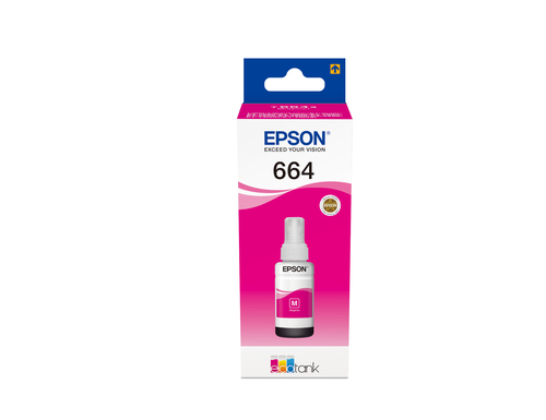 Epson 664 Magenta Ink Cartridge 70ml - C13T664340