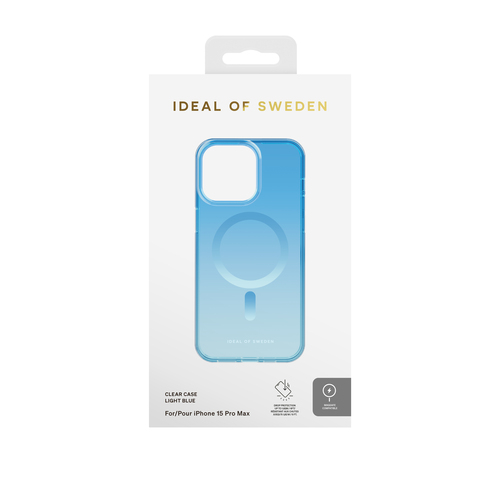 iDeal of Sweden Clear Case MagSafe iPhone 15 Pro Max Light Blue – image 3