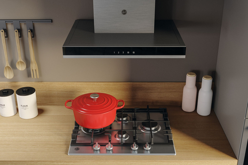 Hoover H-HOOD 300 HTS6CBK3X Wall-mounted Stainless steel 610 m³/h – image 2