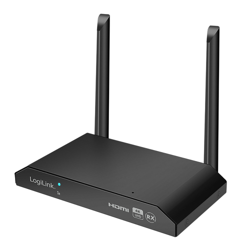 LogiLink HDW0103AR audio/video extender AV-receiver Zwart