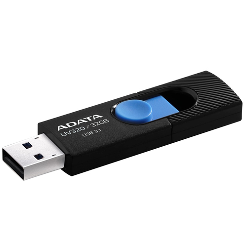 AUV320-32G-RBKBL MEMORIA ADATA 32GB USB 32 UV320 RETRACTIL NEGRO-AZUL AUV320-32G-RBKBL AUV320-32G-RBKBL