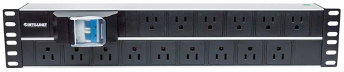 Intellinet Barra multicontactos de 15 salidas para montaje en 2U de rack de 19" - Enchufes Tipo EU (NEMA 5) imagen 3