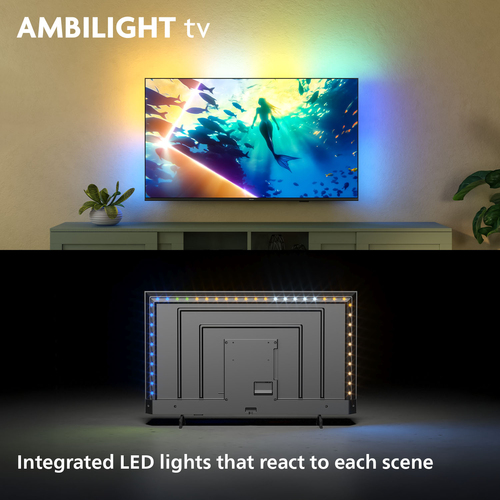 65" Philips Ambilight 65PUS8500/12 Smart 4K Ultra HD Hdr Qled TV, Black - image 3