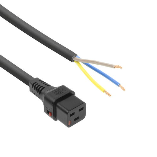 PWRCORD C19 LOCK - OE 2M 5PCS. 1 stk
