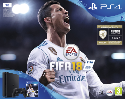 Sony Interactive Entertainment PlayStation 4 Chassis E + FIFA 18