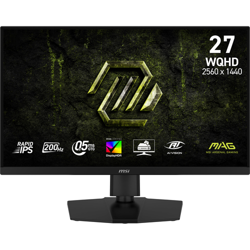 MSI MAG 274QPF E20 монитор для ПК 68,6 cm (27") 2560 x 1440 пикселей Wide Quad HD ЖК Черный
