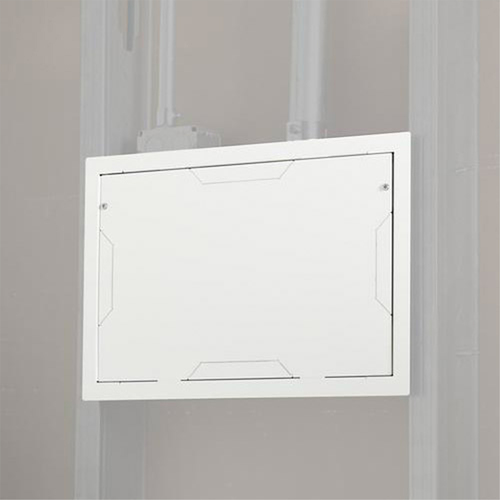 IN-WALL STORAGE BOX WITH FLANGE AND COVER