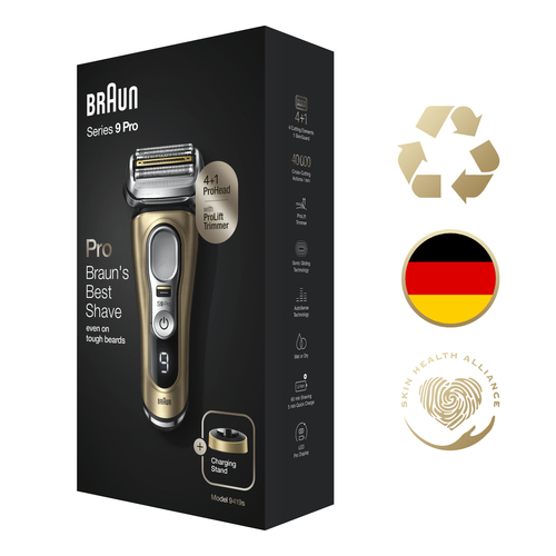 Braun Series 9 Pro 81747593 men's shaver Foil shaver Trimmer Gold – image 8