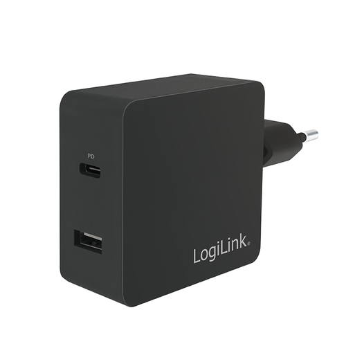 LogiLink PA0212 mobile device charger Universal Black AC Indoor