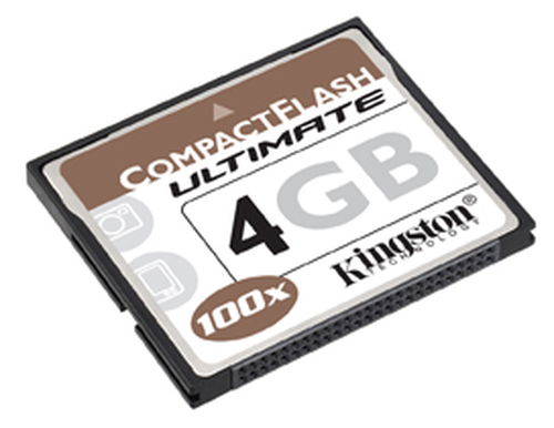 Kingston Technology 4GB CompactFlash Card Ultimate 100X