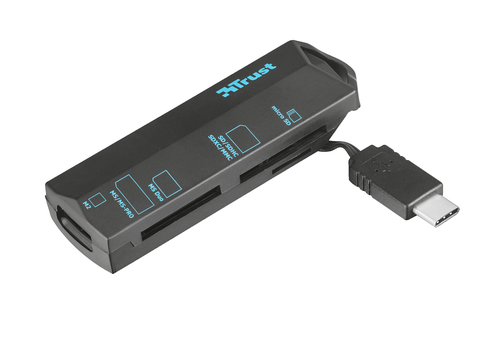 Trust 20968 card reader USB 3.2 Gen 1 (3.1 Gen 1) Type-C Black – image 2