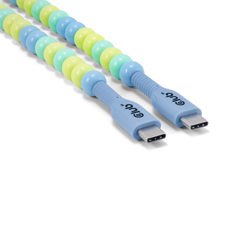 Club 3D USB-C Beaded Cable Blue, 2 meter kabel, afbeelding 8