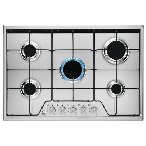 Electrolux KGS7524SX Нержавеющая сталь Встроенный 75 cm Газовый 5 зона(ы)