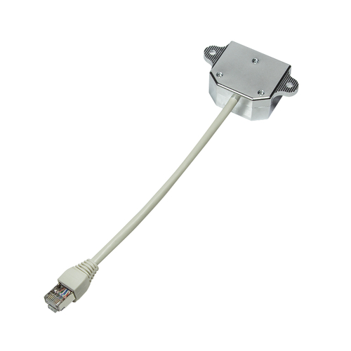 Adap Logilink Modular T-Adapter 1:1 port doppler shielded, 2x RJ45, network splitter, afbeelding 2